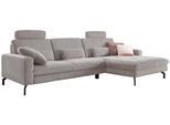 Ecksofa DIE PLANBAR "MP-IN20110 L-Form mit Kaltschaum-Polsterung", rosa (rose), B:302cm H:87cm T:178cm, 100% Polyester, Sofas, Ecksofa, optional mit Funktionen erhältlich