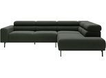 Ecksofa "Tossa, Modernes Design trifft smarte Funktione, Breite 273 cm", oliv, B:276cm H:71cm T:219cm, 95% Polyester, 5% Nylon, SCHÖNER WOHNEN-KOLLEKTION, Sofas, Ecksofa, Motorischer Sitzvorzug, Kopfteil-Funktion & Saugroboter-Höhe