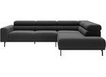 Ecksofa "Tossa, Modernes Design trifft smarte Funktione, Breite 273 cm", grau (anthrazit), B:276cm H:71cm T:219cm, 95% Polyester, 5% Nylon, SCHÖNER WOHNEN-KOLLEKTION, Sofas, Ecksofa, Motorischer Sitzvorzug, Kopfteil-Funktion & Saugroboter-Höhe