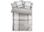 Bettwäsche TOM TAILOR HOME "Lenny in Gr. 135x200 oder 155x220 cm", grau, B/L: 135cm x 200cm, 1 Stk., 1 Stk., Renforcé, B/L: 80cm x 40cm, 3 Stk., Renforcé, Obermaterial: 100% Baumwolle, Bettwäsche, Bettwäsche, mit GRATIS-Zugabe: Kissenhülle 1tlg., in Biber und Renforcé erhältlich
