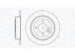 MAGNETI MARELLI Bremsscheibe 361302040123 259mm 10mm für MINI