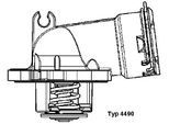 BORGWARNER Thermostat, Kühlmittel 449087d für Mercedes