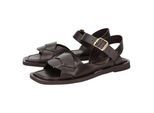 Sandale SIOUX "Molsirka-703", Damen, Gr. 36 (UK 3 1/2), braun, Obermaterial: 100% Kalbsnappaleder CANA. 100% Gummi rubber., Schuhe Sandale