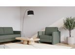 BRUNO Schlafsessel 70cm in Forest Green | praktische Größe | stabiles Massivholz & Boxspringkomfort