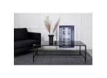 Livetastic , Schwarz, Messingfarben , Metall , Struktur , rechteckig , 60x48x130 cm , einfacher Aufbau , Wohnzimmer, Wohnzimmertische, Couchtische, Couchtische Metall
