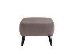 Mid.you , Taupe , Textil , Buche , Uni , quadratisch , 66x44x66 cm , Made in EU , Stoffauswahl , Wohnzimmer, Hocker, Hocker