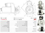 AS-PL Starter s4025 für Opel Ford Fiat