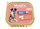 MultiFit Nassfutter Hund Pastete mit Rind und Leber 36x300 g