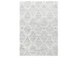 Ayyildiz , Grau , Textil , Boho , rechteckig , 200x290 cm , Oeko-Tex® Standard 100 , für Fußbodenheizung geeignet, schmutzabweisend, für Hausstauballergiker geeignet, lichtunempfindlich, antistatisch, pflegeleicht, strapazierfähig, leicht zusammenrollbar , Teppiche & Böden, Teppiche, Webteppiche