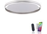 LED Deckenleuchte "Q-VITO", stahlfarben, 1, Ø 79,4cm, 1 Stk., NEUHAUS Q SMART HOME LIGHTS, Leuchten, LED Deckenleuchte