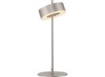 LED Tischleuchte "Q-ROTATE", aluminiumfarben, 1, Ø 16cm H: 40cm, 1 Stk., NEUHAUS Q SMART HOME LIGHTS, Leuchten, LED Tischleuchte