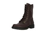 Stiefel CLARKS "Orinoco2 Style Dark Brown Lea", Damen, Gr. 40, dunkelbraun, Leder, Schuhe Stiefel, mit klassischer Schnürung