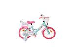 VOLARE Kinderfahrrad Unicorn 14 Zoll ohne Rücktrittbremse, grün