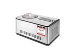 Caso IceCreamer 3298 Eismaschine (2-in-1 Eismaschine und Joghurtbereiter, bis zu 2 Liter Eiscreme oder Joghurt, 4 Programme, Kompressor-Technik 180 Watt Kühlleistung, entnehmbarer Speiseeisbehälter, Edelstahl-Gehäuse, Nachfüllklappe praktische Nachkühlfun