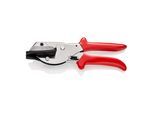 KNIPEX 94 15 215 Schneider für Flachbandkabel mit Kunststoff-Hüllen verchromt 215 mm)