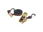 BGS Do it yourself Knarren-Spannband mit 2 schweren Haken 5 m x 24 mm (3553)
