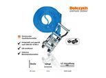 Dolezych Zurrgurt L.4m B.25mm m.Mini-Ratsche LC: 1000 daN einteilig, blau (16251000-4)