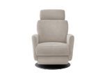 Livetastic , Beige , Textil , Uni , 77x105x87-154 cm , Made in EU , Stoffauswahl, Relaxfunktion, Sitzfläche 360° drehbar ,