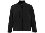 SOLS Heren Relax Soft Shell Jacket (ademend, winddicht en waterbestendig) (Zwart)