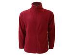 Russell Heren Full Zip Outdoor Fleece Jacket (Klassiek rood)