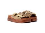 Desert Fleur Gypsum Damen Sandalen Aus Veloursleder In Beige