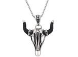 Kette mit Anhänger, silber (silberfarben), Halsketten, Herren, Edelstahl