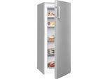 EXQUISIT Gefrierschrank "GS231-NF-H-040C inoxlook", Energieeffizienz: C, silber (silberfarben), B:54cm H:143cm T:60cm, Gefrierschränke, 4*-Gefrierschrank No Frost mit LED-Anzeige & praktischem Griff, Gefrierschrank