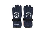 Skihandschuhe COLOR KIDS "Skihandschuhe COGloves", Damen, Gr. 12, blau (total eclipse), Obermaterial: 90% Polyester PES. 10% Polyurethan PU., Handschuhe Skihandschuhe