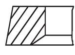 MAHLE Kolbenringsatz 081rs001050n1 für BMW