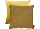 Dekokissen OTTO HOME "DIA" Gr. 2, gelb (gelb, gemustert), B:70cm L:70cm, Bezug: 55% Polyacryl, 45% Polyester, Dekokissen_Sitzkissen_Kissenhüllen
