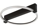 GLOBO LIGHTING Deckenleuchte "FLETCHER", schwarz matt, 1, Ø 38cm H: 8,5cm, 1 Stk., Leuchten, LED Deckenleuchte 3000K, kompakt & effizient, Deckenleuchte