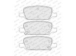 FERODO Bremsbelagsatz, Scheibenbremse fdb5258 für Tesla