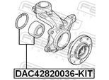 FEBEST Radlagersatz dac42820036kit Vorderachse für Citroën/Peugeot