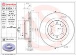 BREMBO Bremsscheibe 09e52911 338mm 28mm für TOYOTA