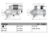 DENSO Starter dsn986 für TOYOTA