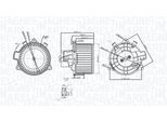 MAGNETI MARELLI Innenraumgebläse 069412375010 für ALFAROME/Fiat/LANCI