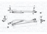 MAGNETI MARELLI Wischergestänge 085570756010 vorne für VAG