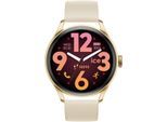 Smartwatch ICE-WATCH "ICE smart 3.0", beige (beige, beige), Smartwatches, Damen, Smartwatch, Armbanduhr, Damenuhr, Silikonarmband,Bluetooth,Touch-Display,digital