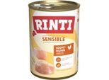 RINTI Sensible Nassfutter Hund, Adult, Dose Huhn und Reis 12x400 g