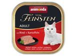 animonda Vom Feinsten Nassfutter Katze, Adult, Rind und Kartoffel 32x100 g