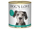 DOG'S LOVE Adult Ente 6x800 g