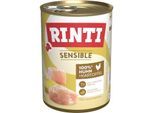 RINTI Sensible Nassfutter Hund, Adult, Dose Huhn und Kartoffel 12x400 g