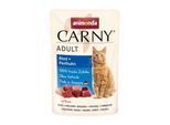 animonda Carny Nassfutter Katze Adult Rind und Perlhuhn 48x85 g