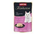animonda Vom Feinsten Nassfutter Katze, Adult 18x50g mit Lachs und Hühnchenfilet, in Sauce