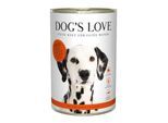 DOG'S LOVE Adult Classic Rind mit Apfel und Spinat 6x400 g