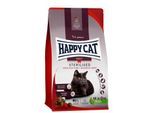 HAPPY CAT Trockenfutter Katze Adult, Sterilised, Voralpen-Rind 10 kg