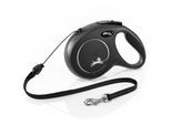 Flexi New Classic Seil schwarz M, 8 m, 20 kg
