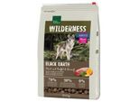 REAL NATURE WILDERNESS Trockenfutter Hund, Adult, Maxi, Black Earth Rind mit Strauß und Büffel 4 kg