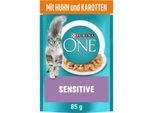 Purina ONE Sensitive mit Huhn & Karotten 26x85 g