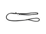 Kerbl Rundleder-Schlupfleine Roma schwarz 170cm, 8mm